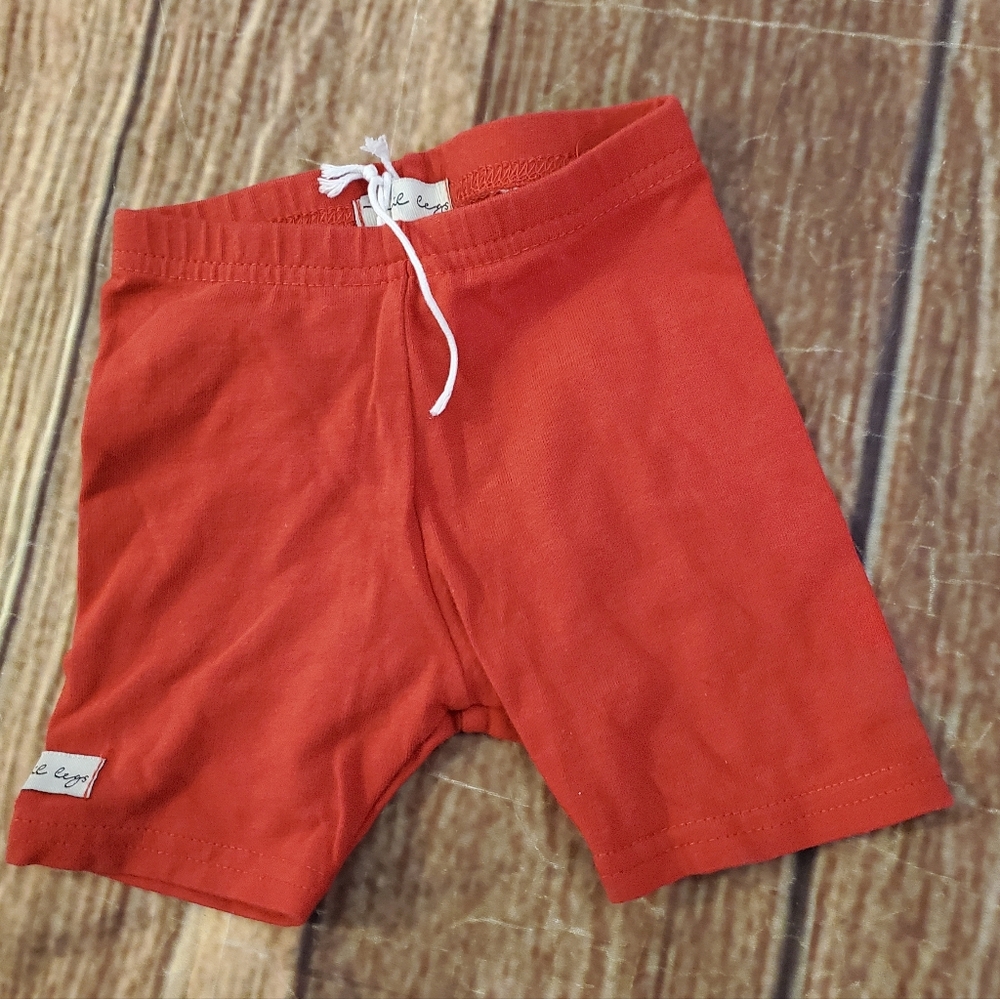 Lil Legs red stretch shorts sz 9m